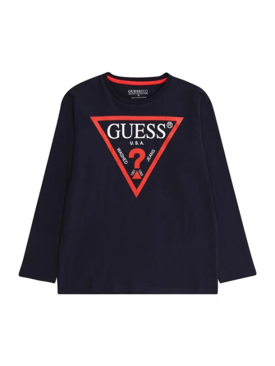 Foto van product GUESS Shirt navy / rood / wit