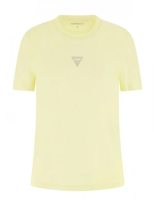 Foto van product GUESS Shirt pasteelgeel / zilver