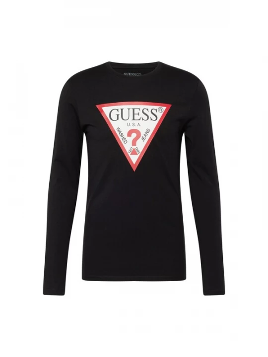 Foto van product GUESS Shirt rood / zwart / wit