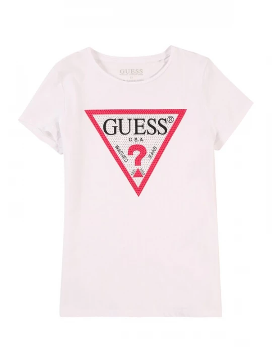 Foto van product GUESS Shirt rood / zwart / wit