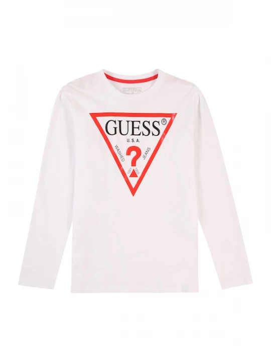 Foto van product GUESS Shirt rood / zwart / wit