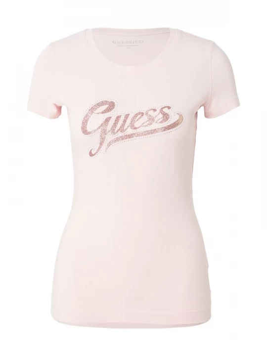 Foto van product GUESS Shirt rosa / donkerroze / zilver