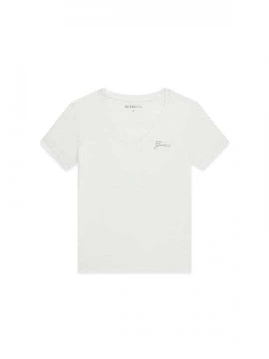 Foto van product GUESS Shirt transparant / wit