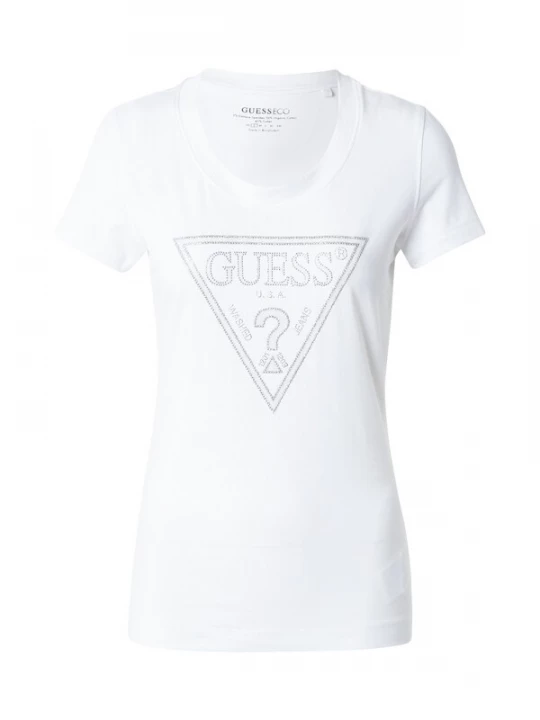 Foto van product GUESS Shirt zilver / wit