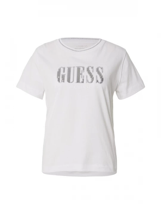 Foto van product GUESS Shirt zilver / wit