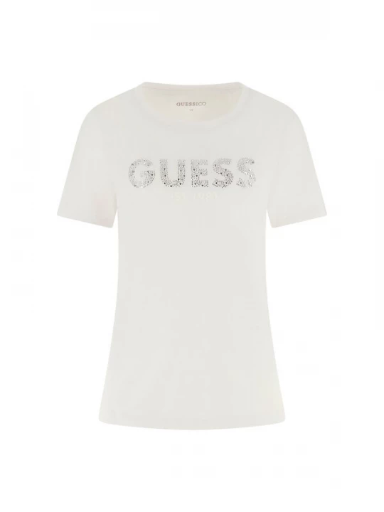 Foto van product GUESS Shirt zilver / wit