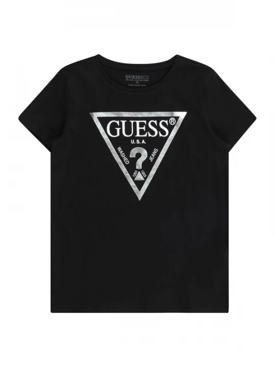 Foto van product GUESS Shirt zwart / zilver