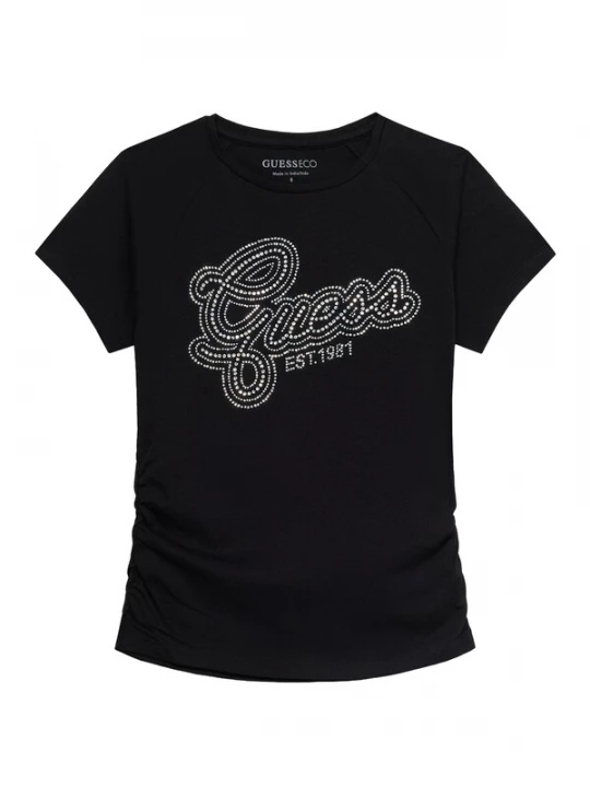 Foto van product GUESS Shirt zwart / zilver