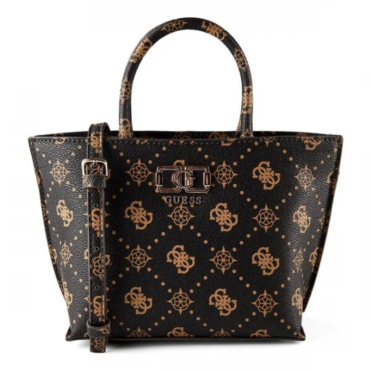 Foto van product GUESS Shopper 'Emelie' cognac / zwart