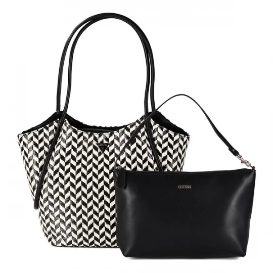 Foto van product GUESS Shopper 'Tessi' zwart / wit