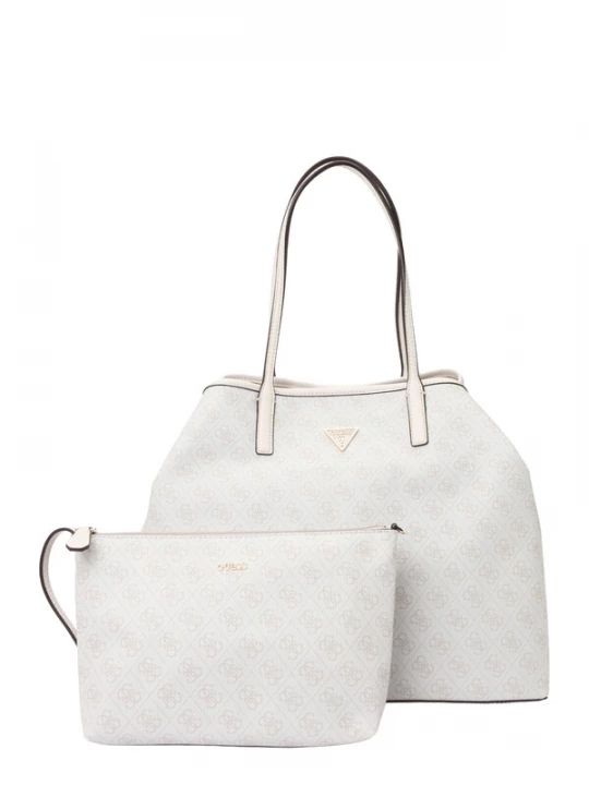 Foto van product GUESS Shopper 'Victtoria' lichtbeige / wit
