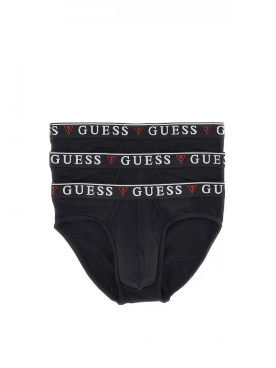 Foto van product GUESS Slip 'BRIAN HERO' wijnrood / zwart / wit