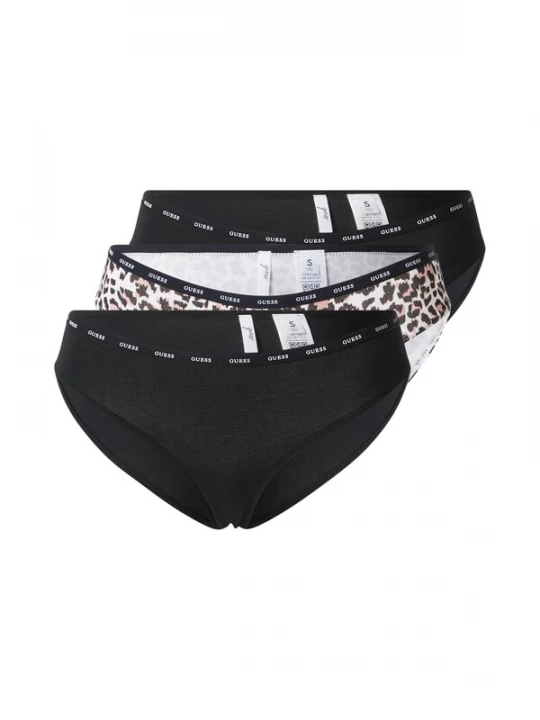 Foto van product GUESS Slip ecru / donkerbruin / rosa / zwart