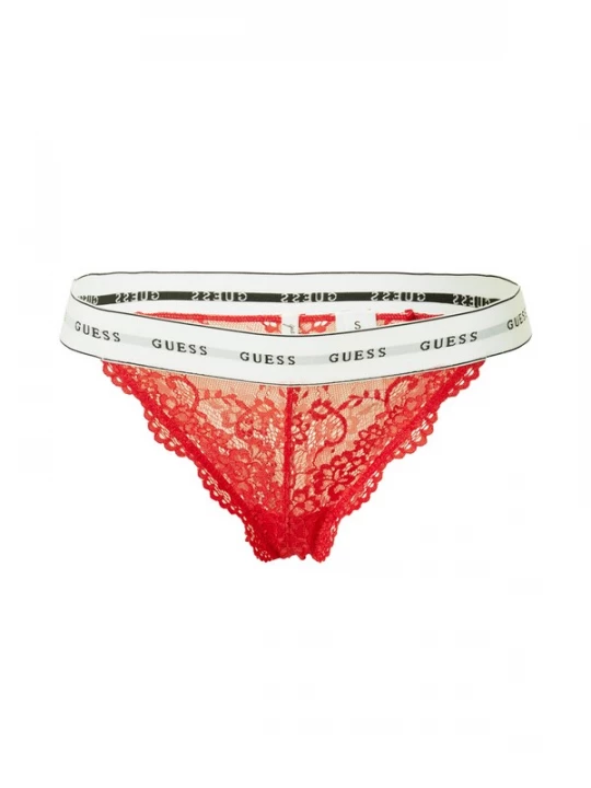 Foto van product GUESS Slip rood / zwart / wit