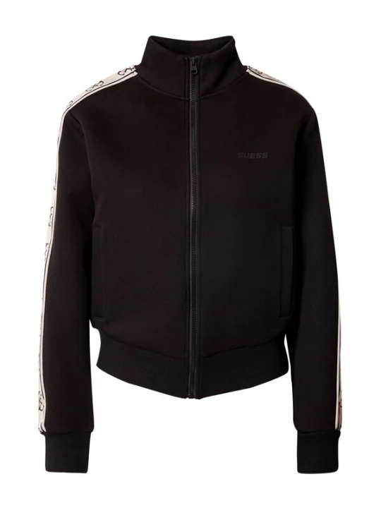Foto van product GUESS Sportief sweatvest 'Britney' beige / zwart / wit