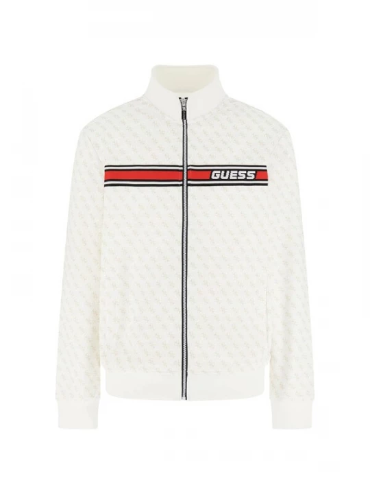 Foto van product GUESS Sportsweatvest beige / grijs / rood / offwhite