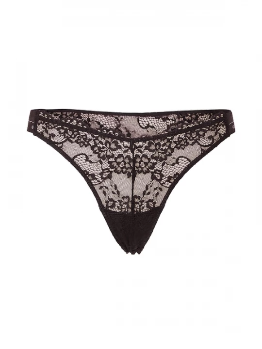 Foto van product GUESS String 'JANE' zwart / wit