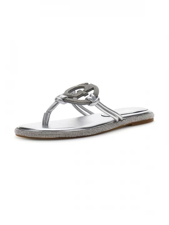 Foto van product GUESS Teenslipper 'SAIMAS' zilver