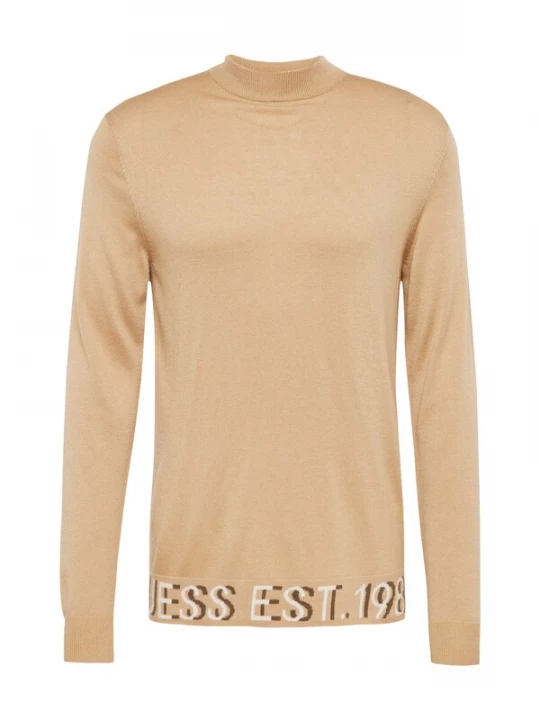 Foto van product GUESS Trui 'Alf' camel / bruin / wit
