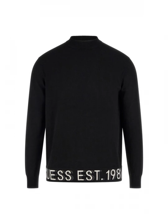 Foto van product GUESS Trui 'Alf' zwart / wit