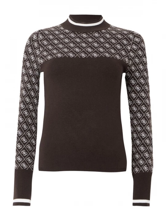 Foto van product GUESS Trui bruin / wit