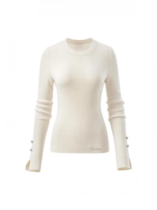 Foto van product GUESS Trui 'LS CN ELLIE SWTR W6YR09 Z0948' ivoor