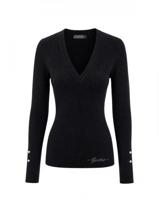 Foto van product GUESS Trui 'LS VN ELLIE SWTR W6YR10 Z0949' zwart