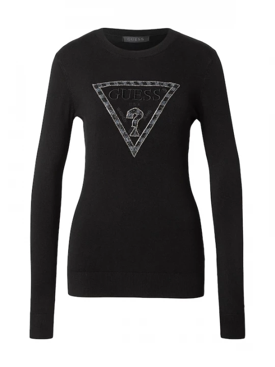 Foto van product GUESS Trui 'MACIE' saffier / cappuccino / zwart
