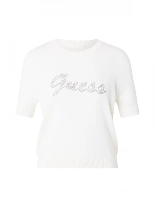 Foto van product GUESS Trui 'MARGARET' crème / zilver