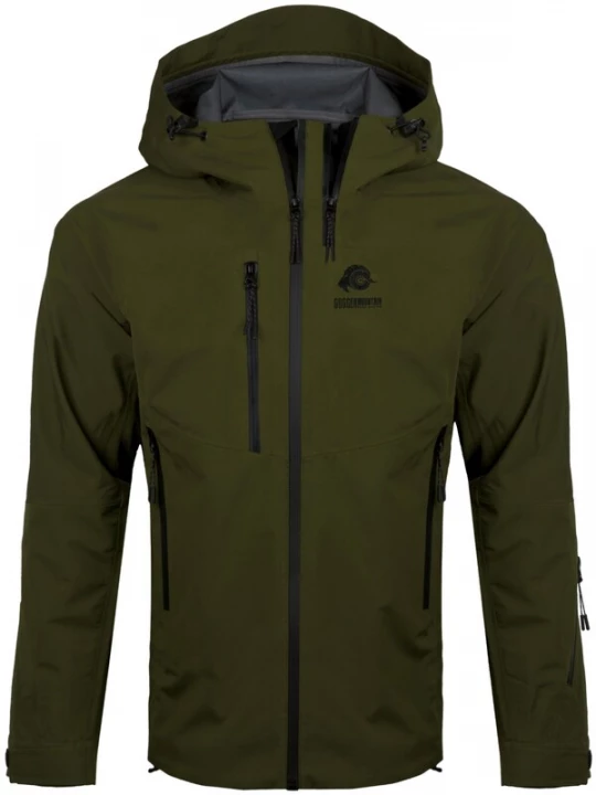 Foto van product Guggen Mountain Functionele jas 'Allwetter Jacke HD09 3-Lagen Hardshell Wanderjacke' olijfgroen