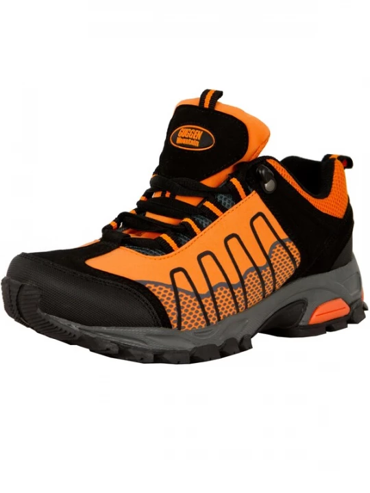 Foto van product Guggen Mountain Sportieve veterschoen 'Wandern Trekkingschuhe T002 Wanderschuhe' oranje / zwart