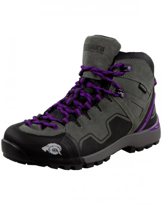 Foto van product Guggen Mountain Veterlaarzen 'PM021' basaltgrijs / lila / zwart