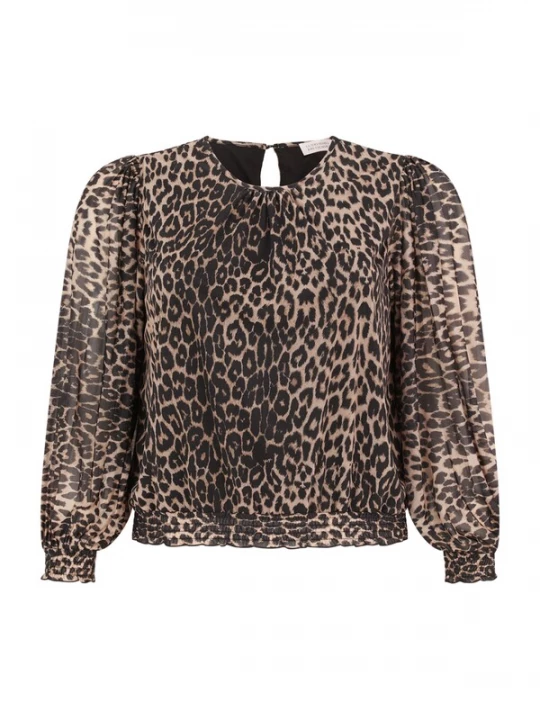 Foto van product Guido Maria Kretschmer Curvy Blouse 'Liddy' bruin / zwart