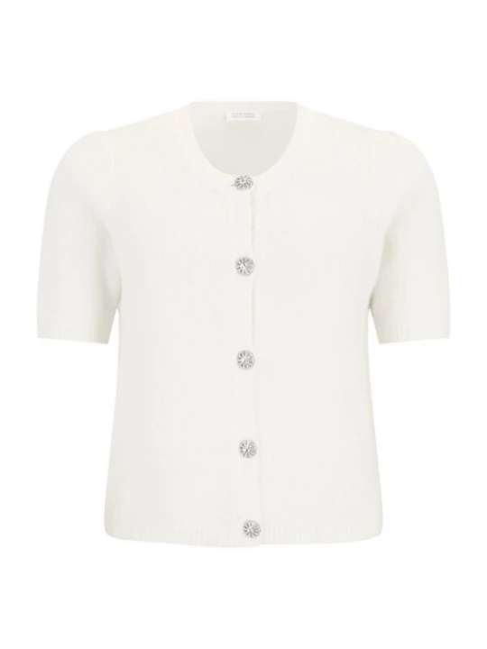 Foto van product Guido Maria Kretschmer Curvy Gebreid vest 'Marle' offwhite