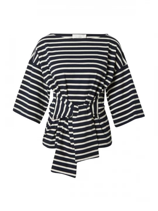 Foto van product Guido Maria Kretschmer Curvy Shirt 'Dajana' navy / offwhite