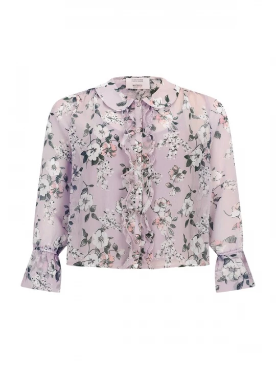 Foto van product GUIDO MARIA KRETSCHMER FOR BRIDGERTON Blouse 'Kate' spar / sering / rosa / wit