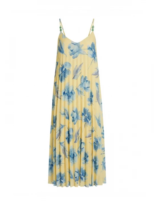 Foto van product Guido Maria Kretschmer Women Jurk 'Felicia' lichtblauw / geel