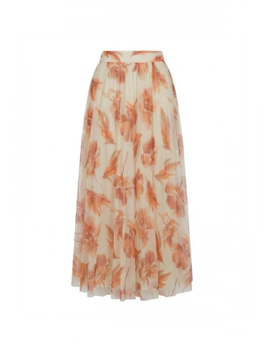 Foto van product Guido Maria Kretschmer Women Rok 'Rachel' beige / oranje / donkeroranje