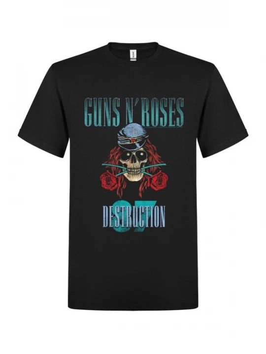 Foto van product GUNS N' ROSES Shirt 'Guns N´Roses Axl Destruction T-Shirt' zwart