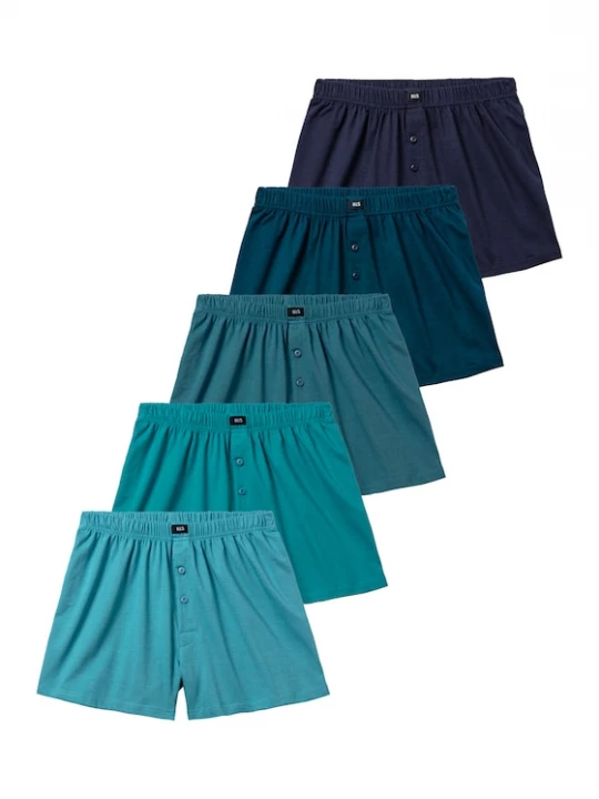 Foto van product H.I.S Boxershorts blauw / turquoise / petrol