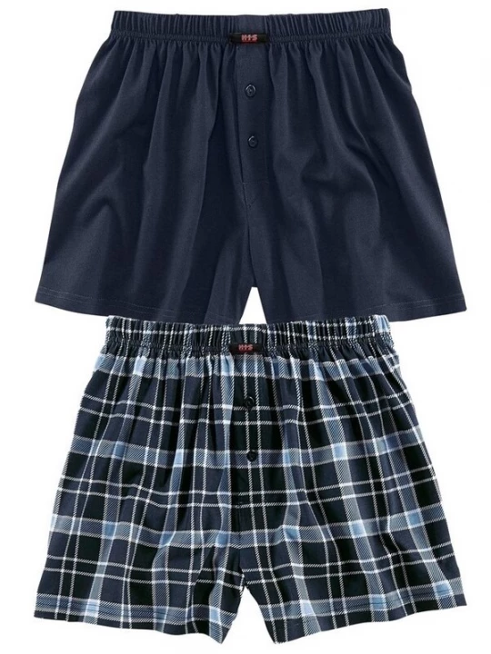 Foto van product H.I.S Boxershorts blauw / wit