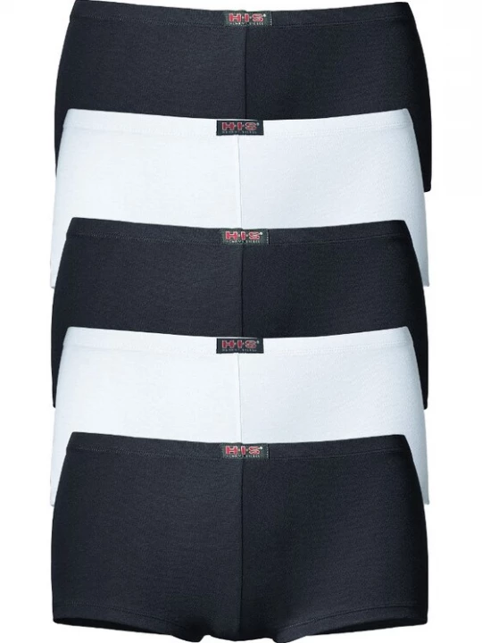 Foto van product H.I.S Broekje zwart / wit