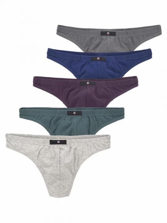 Foto van product H.I.S Slip blauw / donkergrijs / grijs gemêleerd / grasgroen / donkerlila