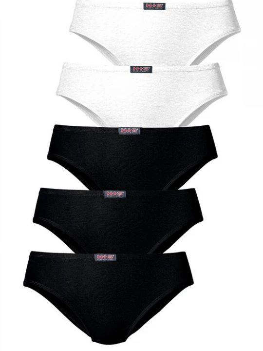 Foto van product H.I.S Slip zwart / wit