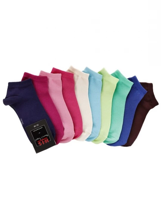 Foto van product H.I.S Sokken blauw / groen / lila