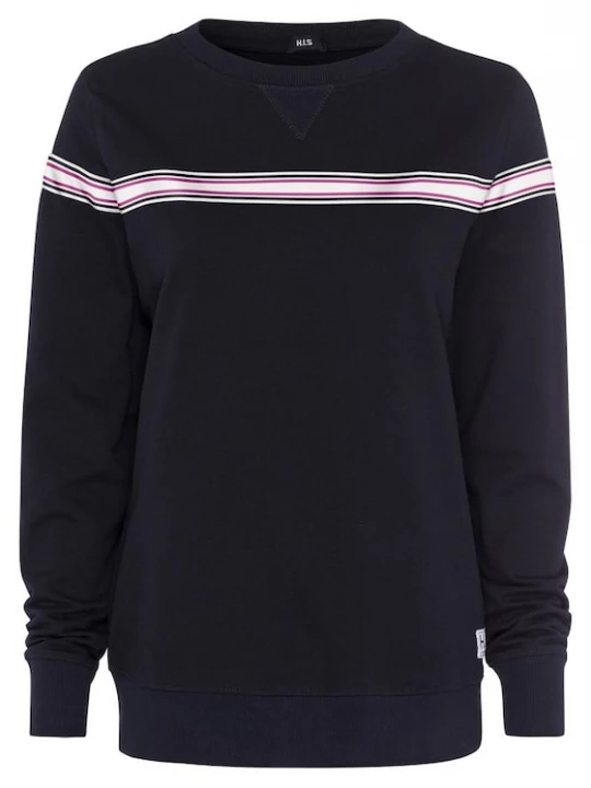 Foto van product H.I.S Sweatshirt donkerroze / zwart / wit