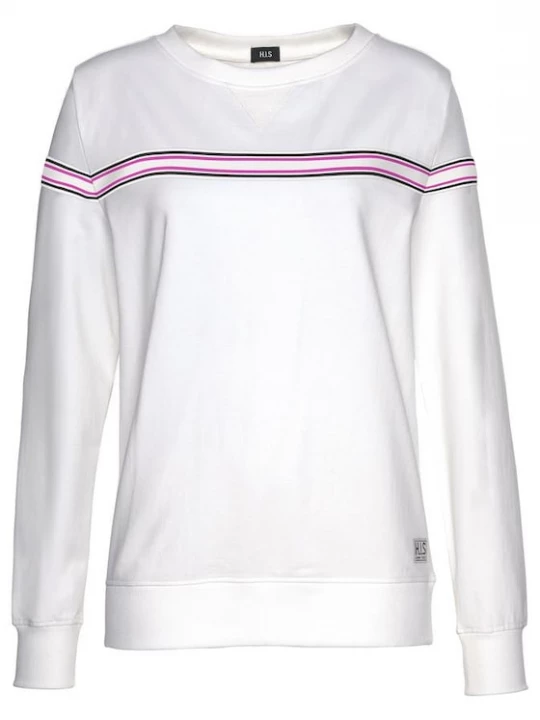 Foto van product H.I.S Sweatshirt donkerroze / zwart / wit