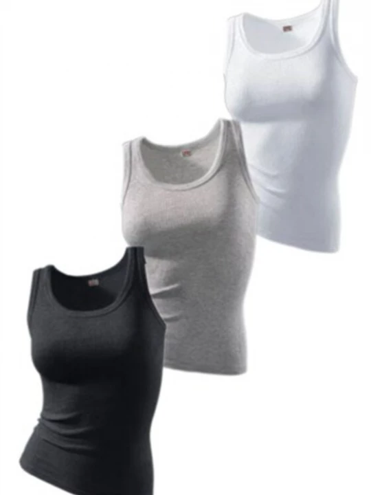 Foto van product H.I.S Top lichtgrijs / zwart / wit
