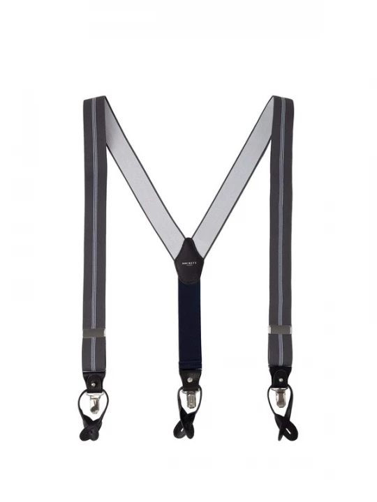 Foto van product Hackett London Bretels donkergrijs / wit
