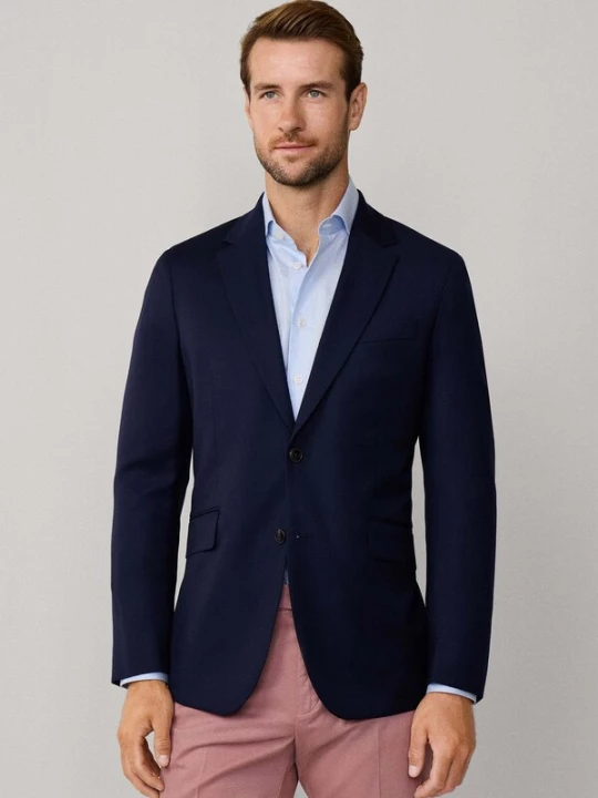 Foto van product Hackett London Colbert 'Hopsack' navy